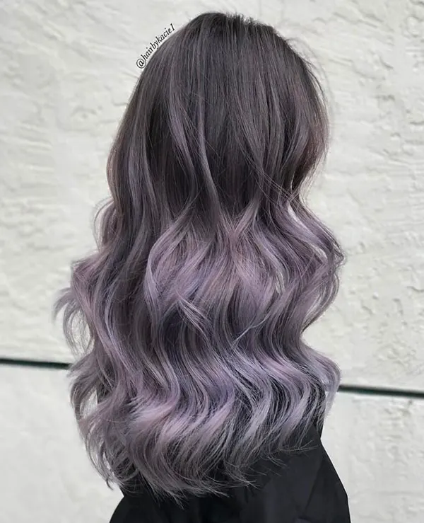 Gray lilac hair color 2