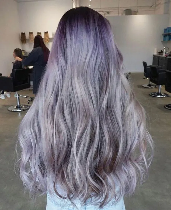Gray lilac hair color 21