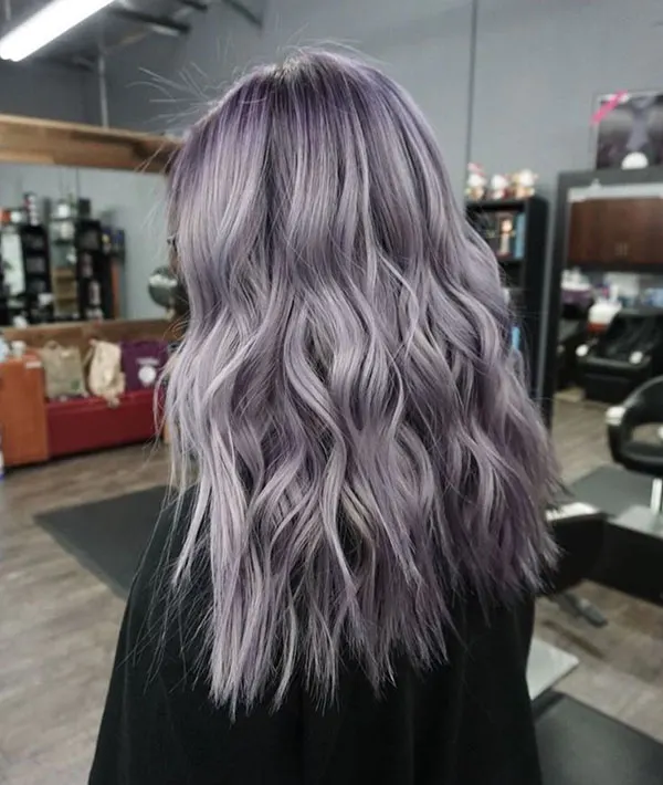 Gray lilac hair color 23