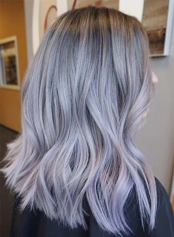 Gray lilac hair color 25