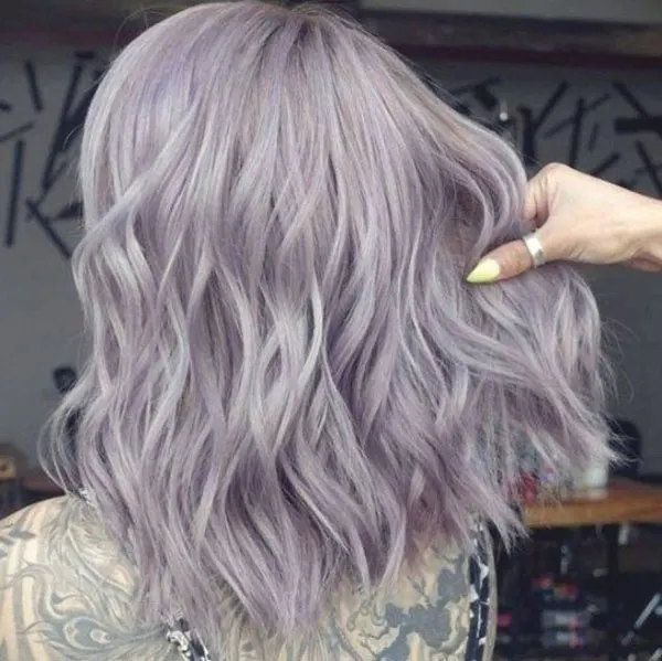 Gray lilac hair color 26