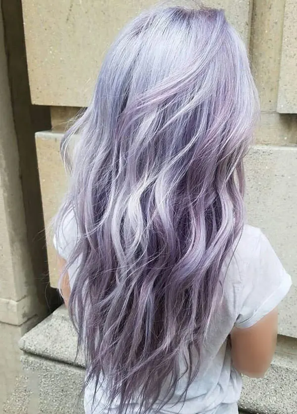 Gray lilac hair color 28