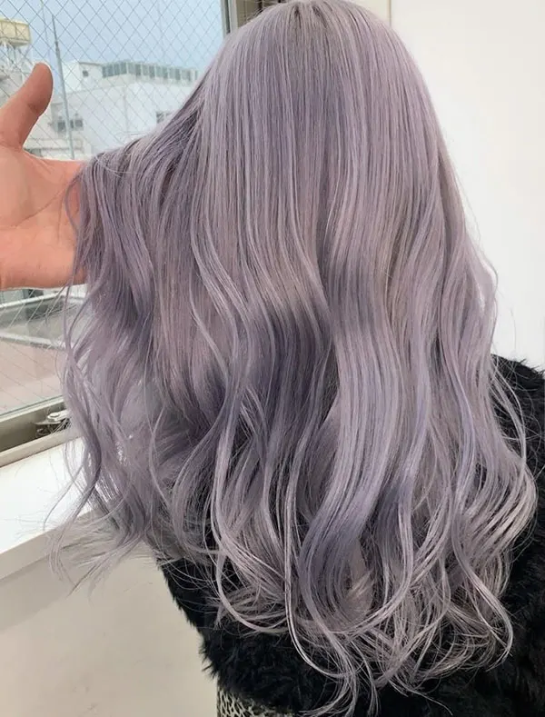 Gray lilac hair color 3