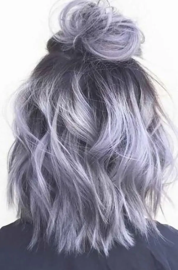 Gray lilac hair color 31