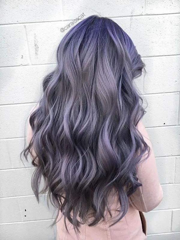 Gray lilac hair color 4