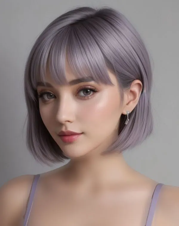 Gray lilac hair color 7