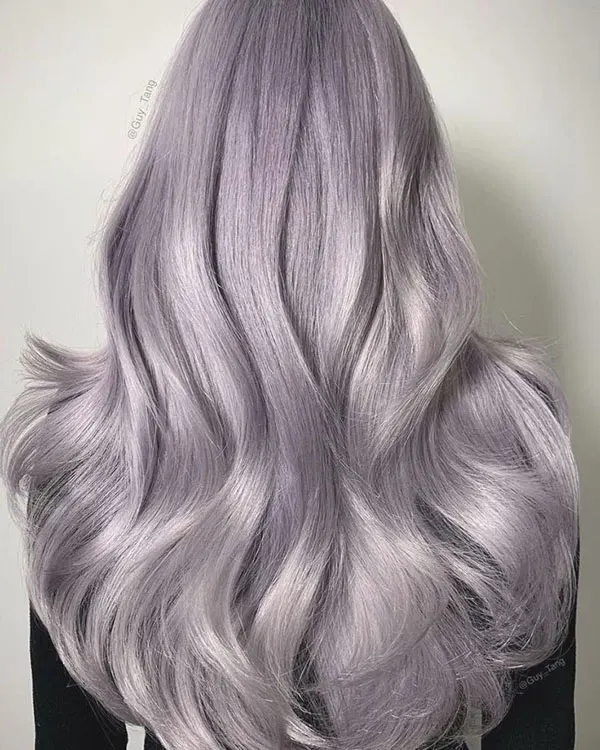 Gray lilac hair color 8