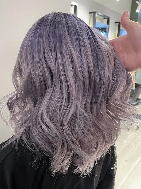 Gray lilac hair color 9