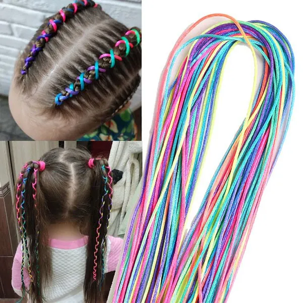 Hair weave with thread 26