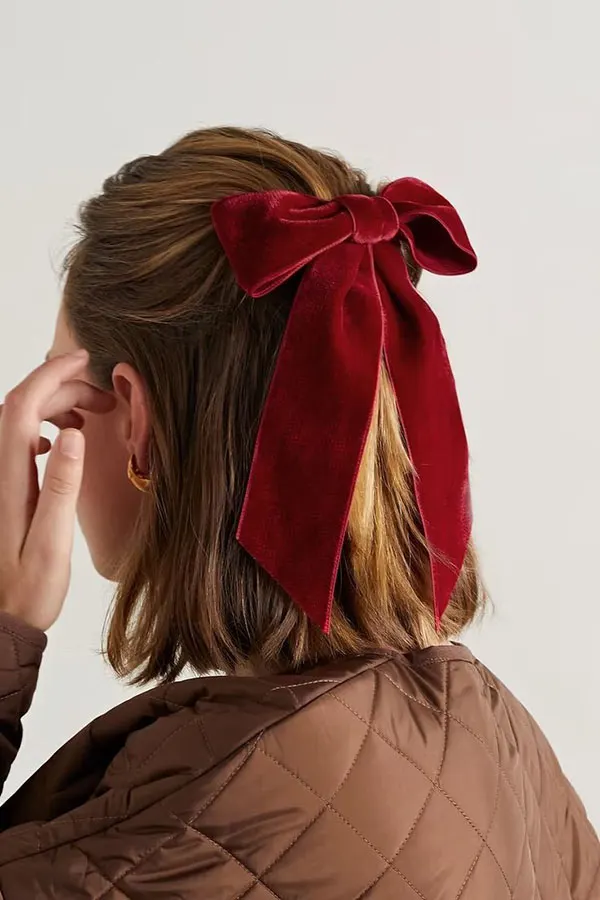 37 مدل مو با پاپیون کیوت | انتخاب بامزه برای مهمونی و قرار 😎 5 Hairstyle with a bow 27