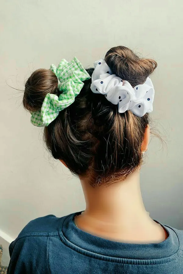 Hairstyle with elastic 17