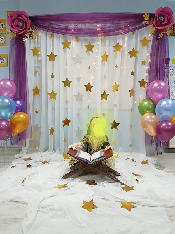 Homework party decor 3