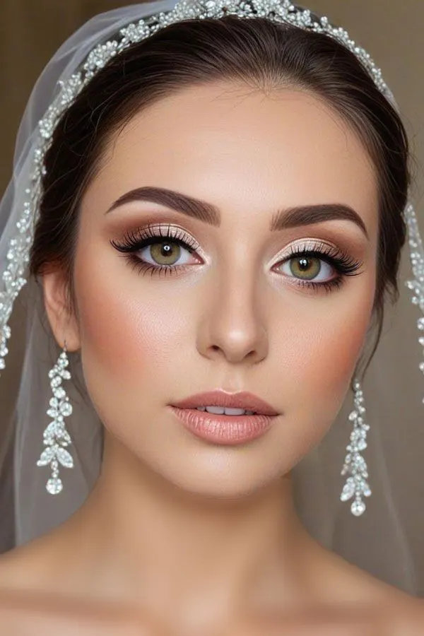 Light bridal makeup 1