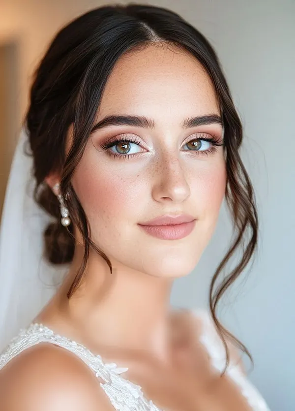 Light bridal makeup 15