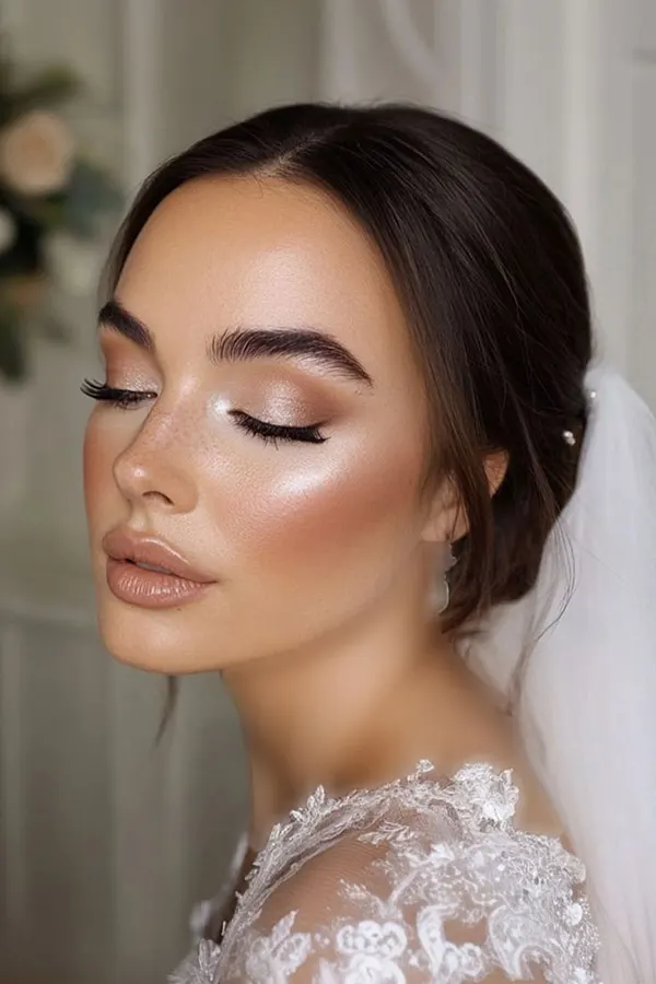Light bridal makeup 26