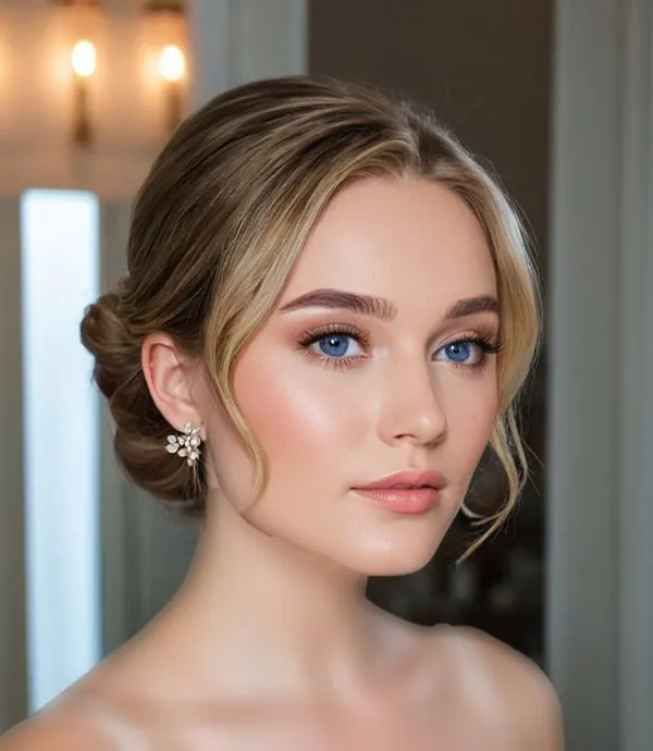 Light bridal makeup 29