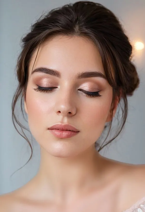 Light bridal makeup 4