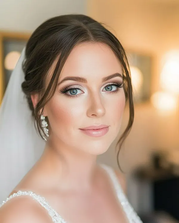 Light bridal makeup 7