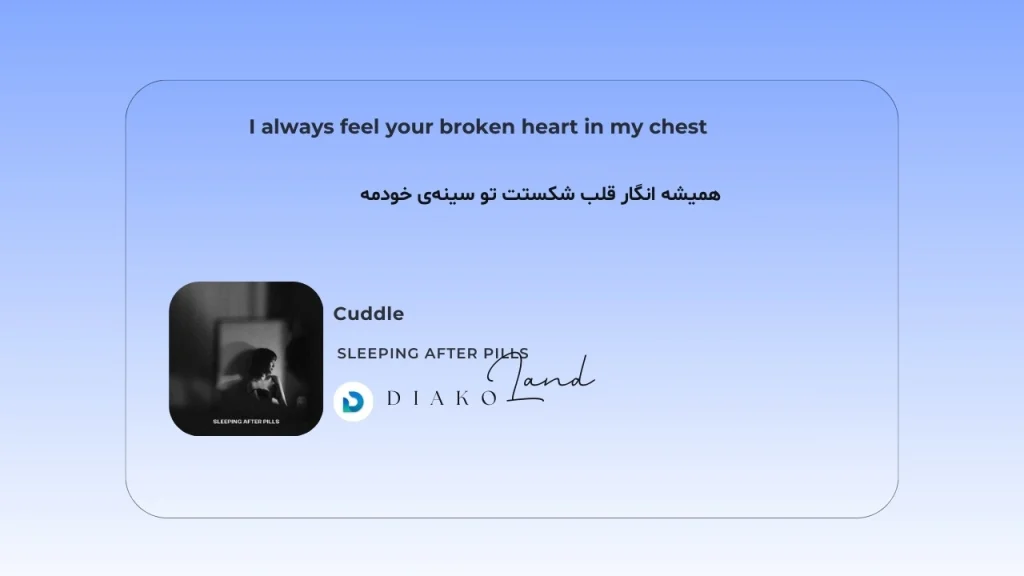 متن و ترجمه آهنگ Bir Kuş Uçar از Cem Adrian 2 متن و ترجمه آهنگ Cuddle از Sleeping After Pills