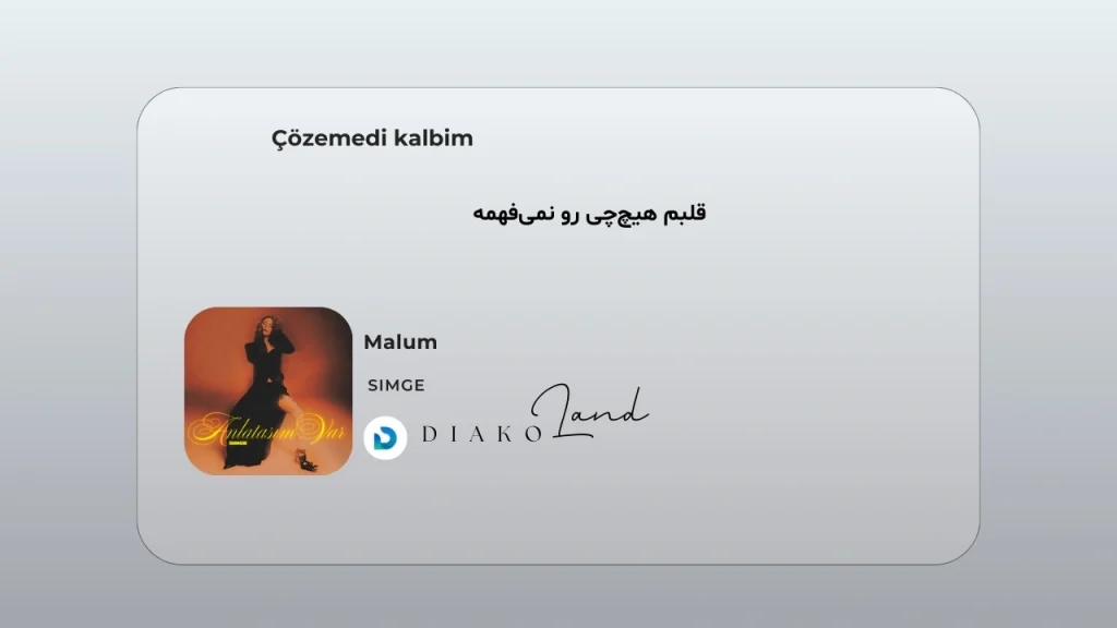 متن و ترجمه آهنگ Nothin از Guns N’ Roses 3 متن و ترجمه آهنگ Malum از Simge