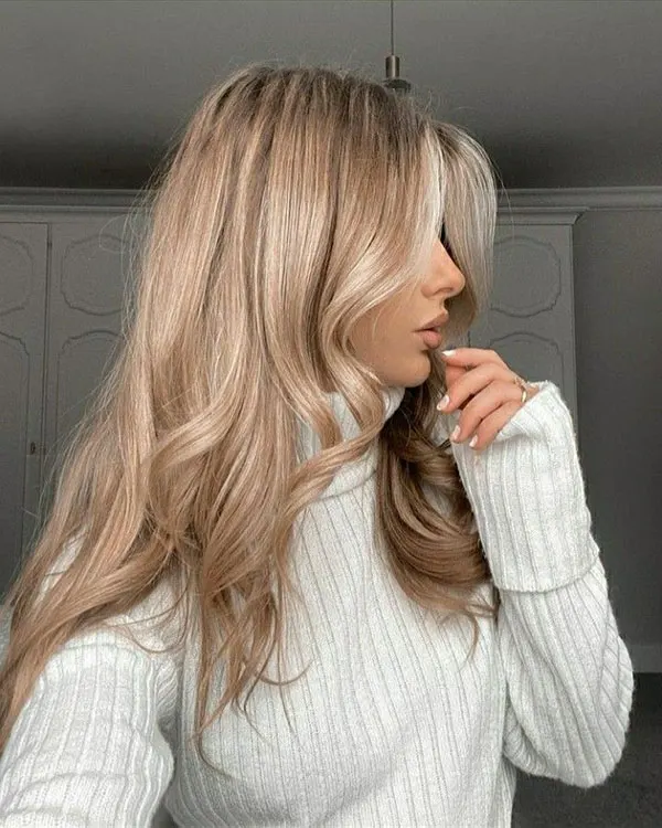 33 مدل رنگ مو شیر شکلاتی؛ وقتی موهات گرم، شیک و همیشه ترنده! 31 Milk chocolate hair color 27