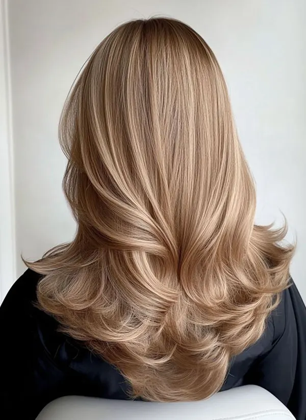 33 مدل رنگ مو شیر شکلاتی؛ وقتی موهات گرم، شیک و همیشه ترنده! 29 Milk chocolate hair color 28
