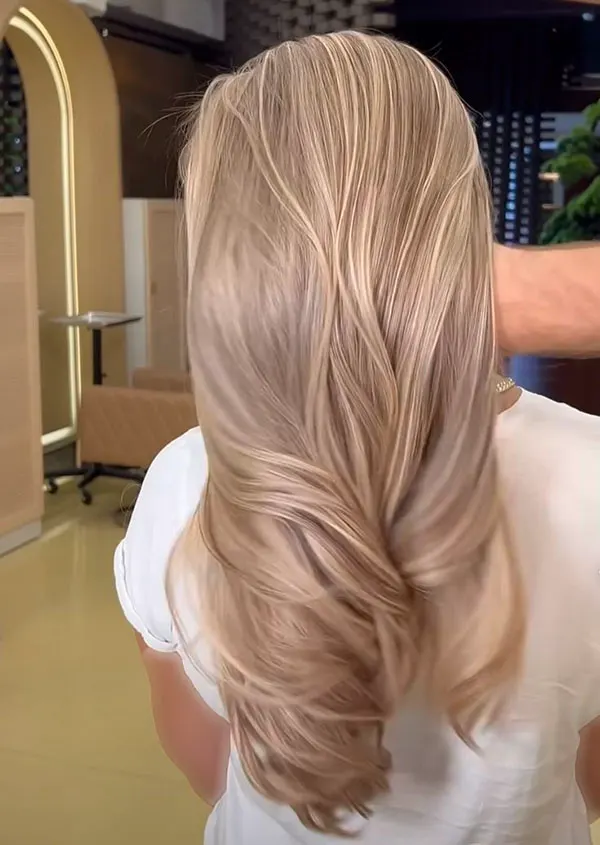 33 مدل رنگ مو شیر شکلاتی؛ وقتی موهات گرم، شیک و همیشه ترنده! 12 Milk chocolate hair color 8