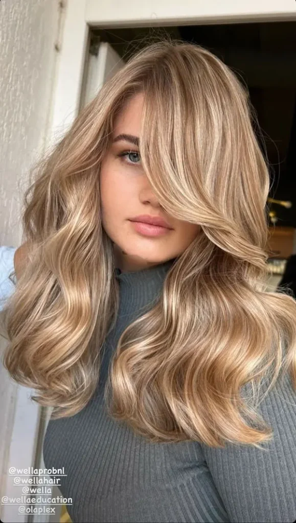 33 مدل رنگ مو شیر شکلاتی؛ وقتی موهات گرم، شیک و همیشه ترنده! 13 Milk chocolate hair color 9