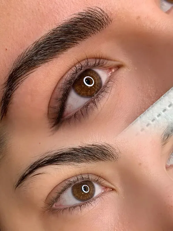 33 مدل ابرو فیبروز جدید؛ ترند تمیز و دخترونه برای چهرههای ظریف 12 New Fibrous Eyebrow Model 10