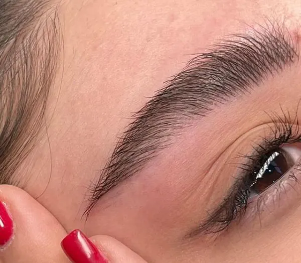33 مدل ابرو فیبروز جدید؛ ترند تمیز و دخترونه برای چهرههای ظریف 18 New Fibrous Eyebrow Model 17