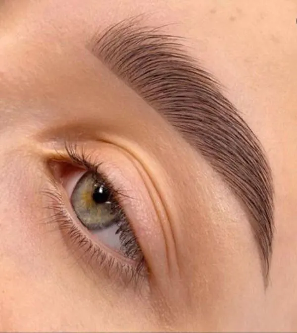33 مدل ابرو فیبروز جدید؛ ترند تمیز و دخترونه برای چهرههای ظریف 21 New Fibrous Eyebrow Model 18