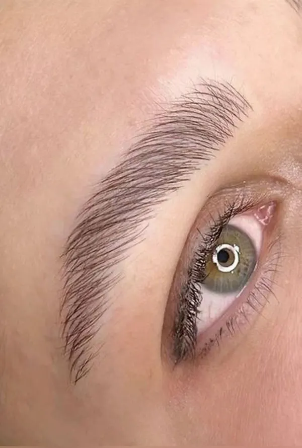 33 مدل ابرو فیبروز جدید؛ ترند تمیز و دخترونه برای چهرههای ظریف 9 New Fibrous Eyebrow Model 8