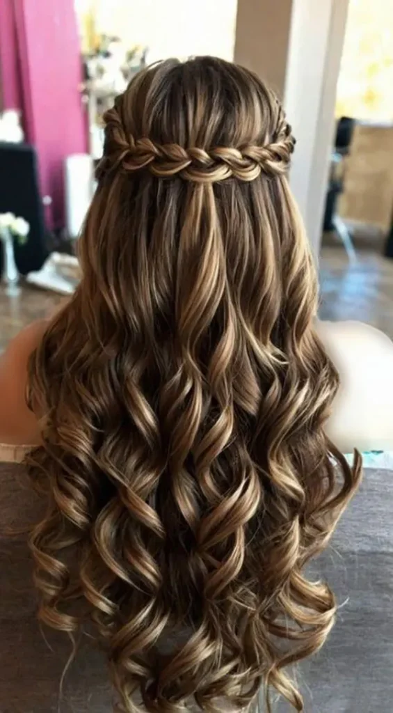 34 مدل بافت مو مجلسی باز؛ ترند امسال برای مهمونیهای لاکچری 😍 15 Open backed hair weave model 15