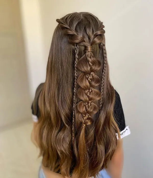 34 مدل بافت مو مجلسی باز؛ ترند امسال برای مهمونیهای لاکچری 😍 22 Open backed hair weave model 23