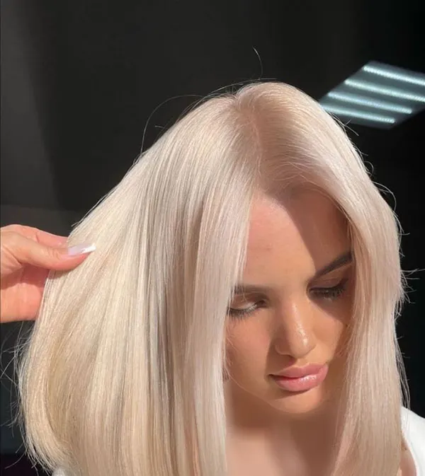 Pearl blonde hair color 12