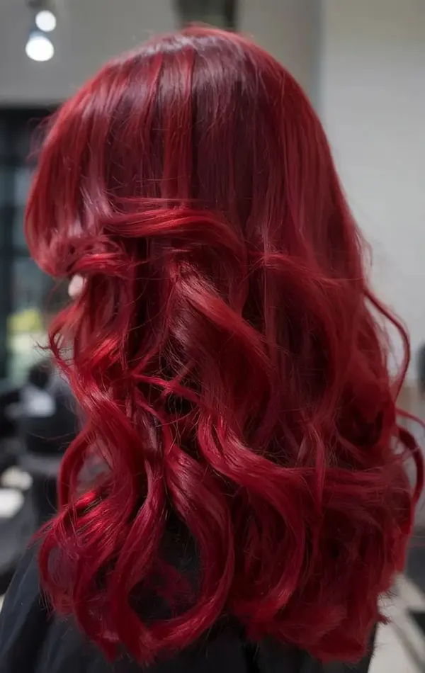 Ruby burgundy hair color 10