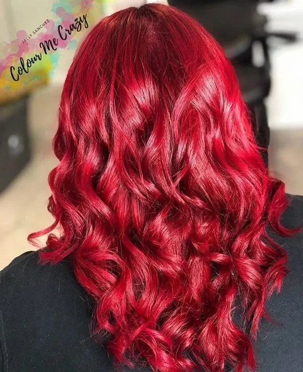 Ruby burgundy hair color 20