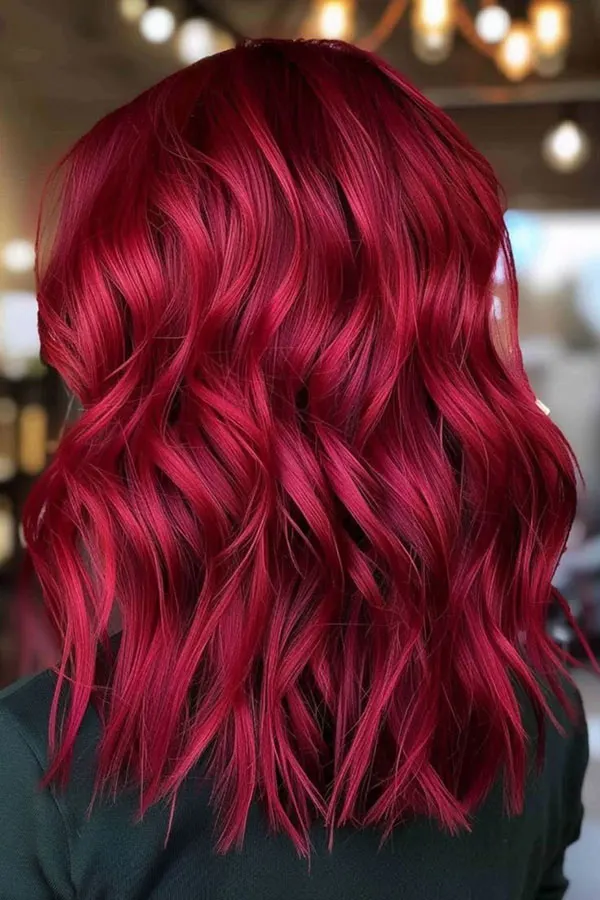 Ruby burgundy hair color 33