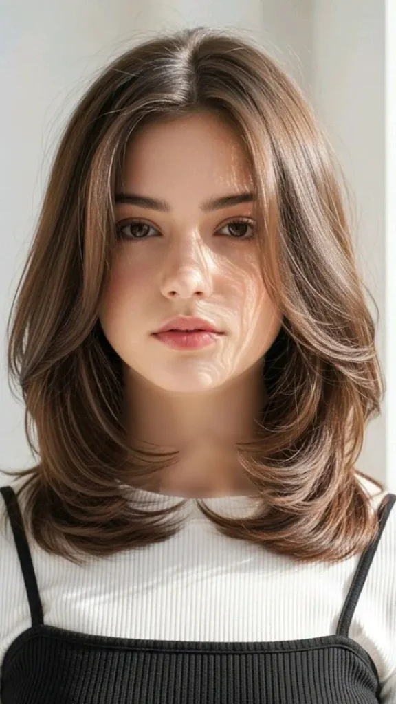 Short hairstyle for girls to the shoulders 13