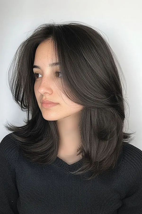 Short hairstyle for girls to the shoulders 22