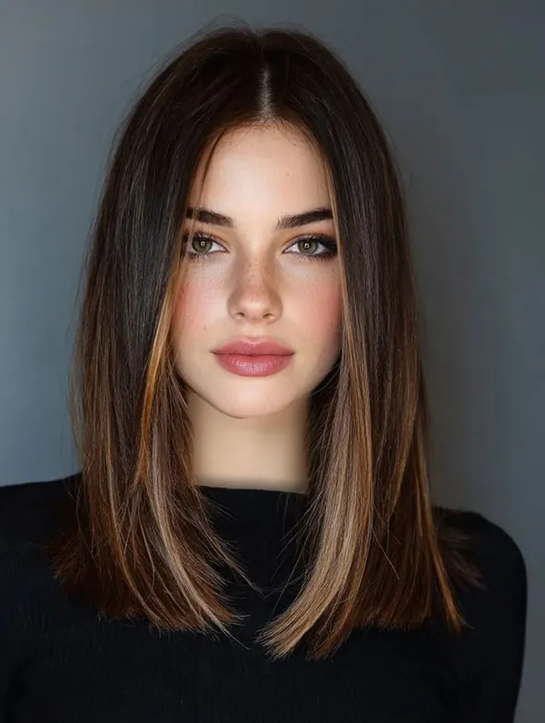 Short hairstyle for girls to the shoulders 23