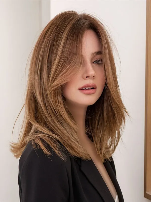 Short hairstyle for girls to the shoulders 24