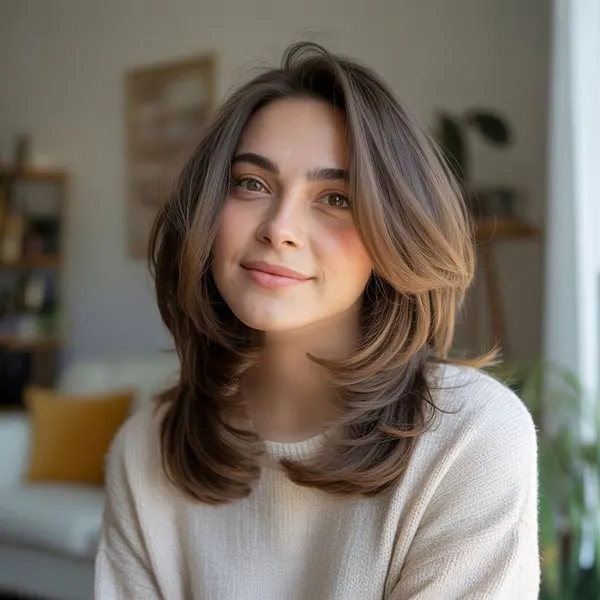 Short hairstyle for girls to the shoulders 3