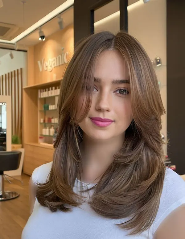 Short hairstyle for girls to the shoulders 31