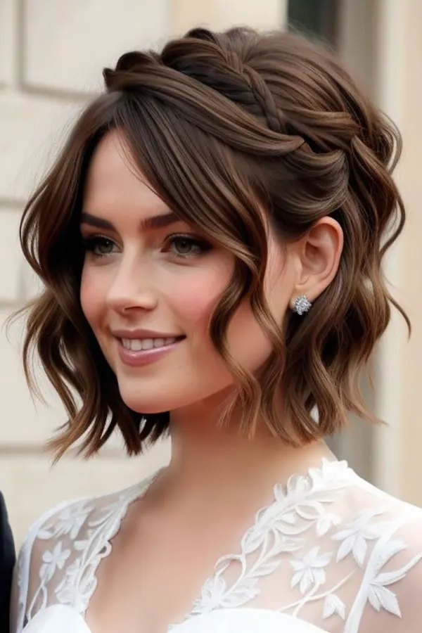 33 مدل مو کوتاه مجلسی زنانه شیک | ترند مهمونیهای 2026 21 Short party hairstyle for women 16