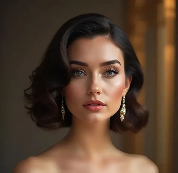 33 مدل مو کوتاه مجلسی زنانه شیک | ترند مهمونیهای 2026 22 Short party hairstyle for women 17