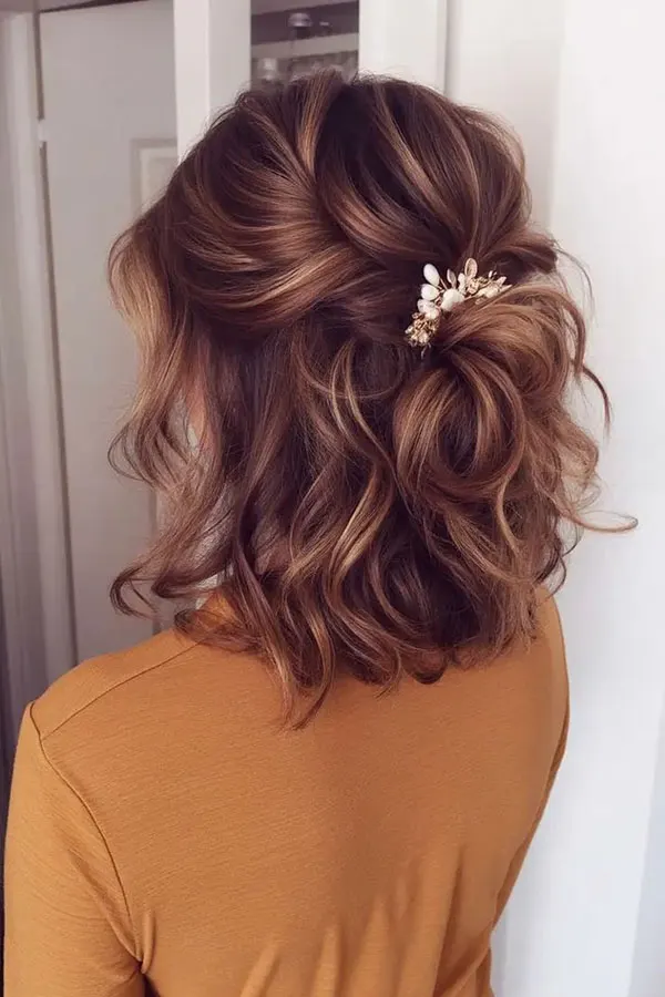 33 مدل مو کوتاه مجلسی زنانه شیک | ترند مهمونیهای 2026 6 Short party hairstyle for women 2
