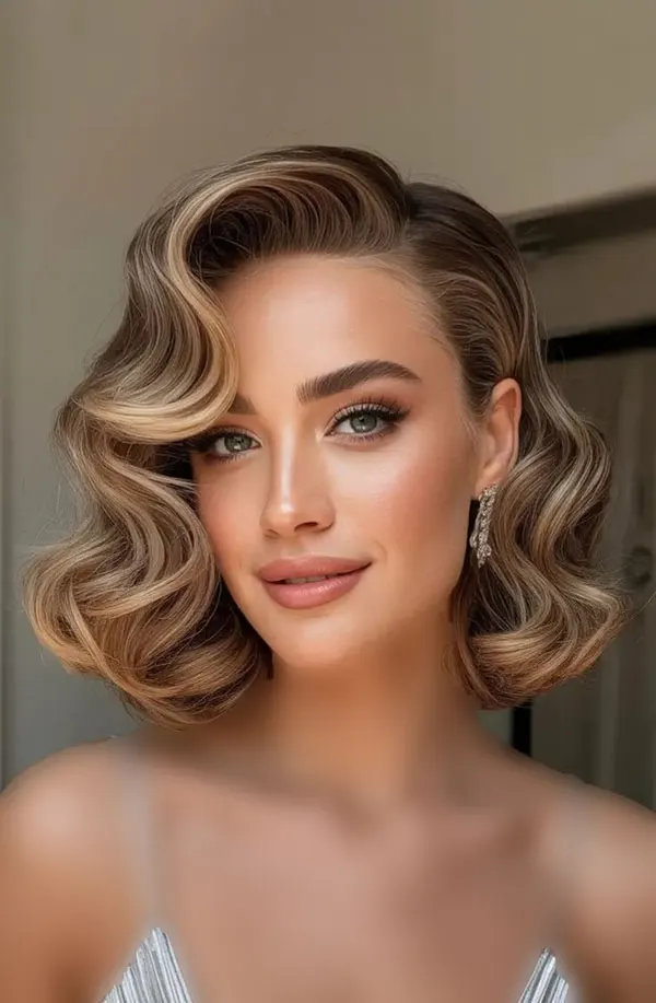 33 مدل مو کوتاه مجلسی زنانه شیک | ترند مهمونیهای 2026 25 Short party hairstyle for women 21