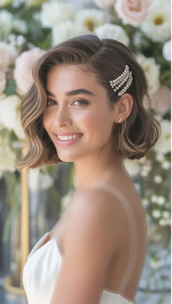 33 مدل مو کوتاه مجلسی زنانه شیک | ترند مهمونیهای 2026 29 Short party hairstyle for women 25