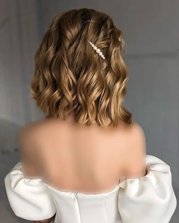 33 مدل مو کوتاه مجلسی زنانه شیک | ترند مهمونیهای 2026 31 Short party hairstyle for women 30